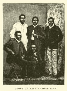 Gruppe von Kaffer-Christen von English School