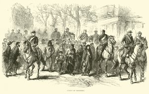 Gruppe von Gefangenen, April 1871 von English School