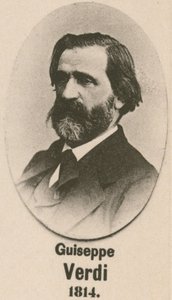 Giuseppe Verdi (Gravur) von English School