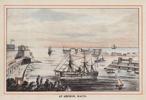 HM Indisches Truppenschiff: Ankerplatz, Malta von English School
