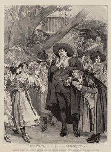 "Haddon Hall," Mr. Sydney Grundy und Sir Arthur Sullivans neue Oper im Savoy Theatre (Gravur) von English School