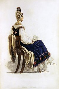 Halbkleid, Modeplatte aus Ackermann