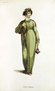 Halbkleid, Modeplatte aus Ackermann