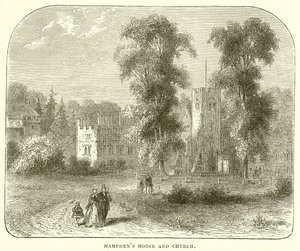 Hampdens Haus und Kirche von English School