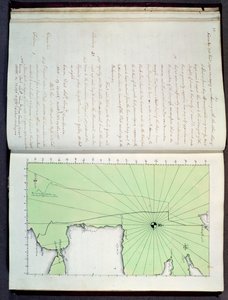 Handgezeichnete Karte der Küsten von Portugal und Spanien, 1756 von English School