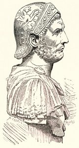 Hannibal, Illustration aus Geschichte Roms von Victor Duruy, veröffentlicht 1884 von English School