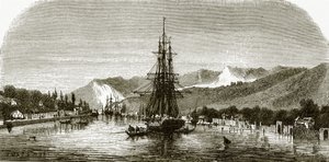Hafen von Gravosa, nahe Ragusa von English School