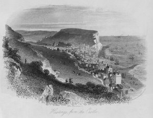 Hastings, vom Schloss von English School