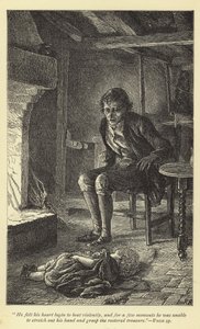 Er fühlte, wie sein Herz heftig zu schlagen begann, und für einige Momente war er nicht in der Lage, seine Hand auszustrecken und den wiederhergestellten Schatz zu ergreifen von English School