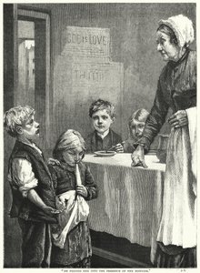 "Er führte sie in die Gegenwart der Herrin" von English School