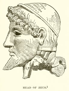 Kopf des Zeus von English School
