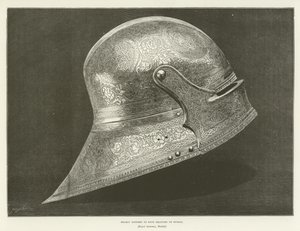 Helm, der Boabdil gehört haben soll von English School