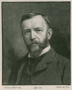 Henry Arthur Jones, Dramatiker, im Alter von 40 Jahren von English School