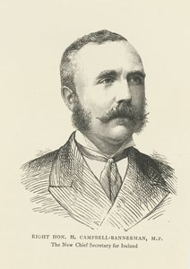 Henry Campbell-Bannerman als Chefsekretär für Irland (Gravur)