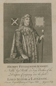 Henry Fitzalwine, der erste Lord Mayor von London von English School
