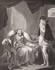 Heinrich IV. tadelt Prinz Heinrich, aus 