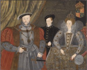 Heinrich VIII., Elisabeth I. und Eduard VI.