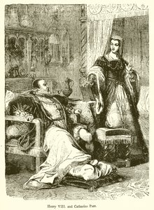 Heinrich VIII. und Katharina Parr von English School