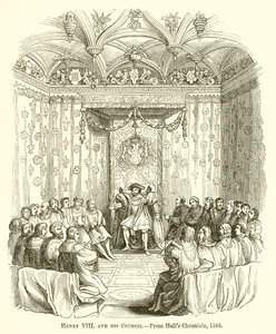 Heinrich VIII. und sein Rat von English School