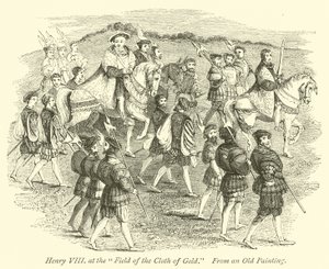 Heinrich VIII. auf dem Feld des Goldenen Tuchs