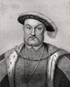 Heinrich VIII., graviert von Bocquet, aus 