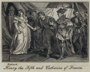 Heinrich der Fünfte und Katharina von Frankreich von English School