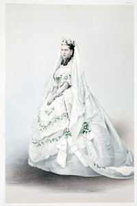 Ihre Königliche Hoheit Prinzessin Alexandra Caroline von Dänemark, aus Ein Gedenkbuch zur Hochzeit von Edward VII. und Alexandra von Dänemark, veröffentlicht 1864