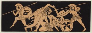 Herkules nimmt den Gürtel von Penthesilea, Königin der Amazonen von English School