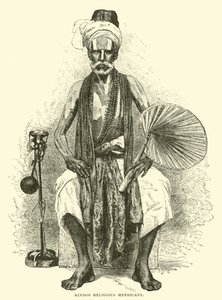 Hindoo-religiöser Bettler von English School