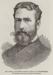 Seine Königliche Hoheit Prinz Louis von Battenberg (Gravur)
