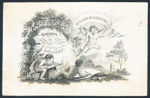 Hoare & Reeves, Graveure, Visitenkarte von English School