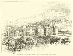 Holyrood-Palast und Abtei von English School