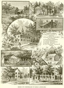 Heimatorte und Geburtsstätten großer Amerikaner von English School