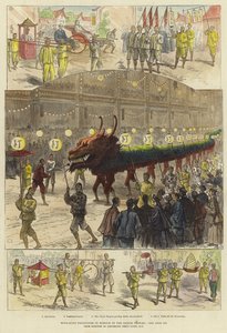 Feierlichkeiten in Hongkong zu Ehren der Prinzen der Marine