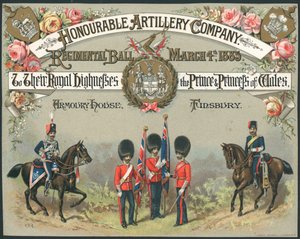 Honourable Artillery Company, Regimentsball, 4. März 1885 von English School