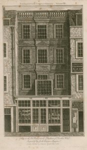 Haus im Old Bailey, einst die Residenz von Jonathan Wild von English School