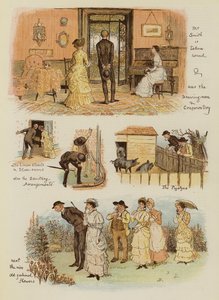 Wie Tankerville Smith ein Landhaus nahm (Chromolithografie) von English School
