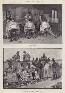 Humor des westindischen Lebens (Lithografie) von English School