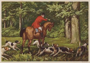 Jagd mit Hunden von English School