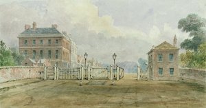 Hyde Park Corner Mautstelle, 1785 von English School