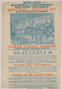 Eislaufbahn, Baker Street Bazaar, King Street, Portman Square, London von English School