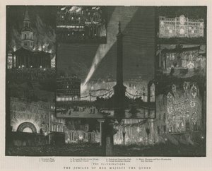 Illuminationen zum Jubiläum Ihrer Majestät der Königin von English School