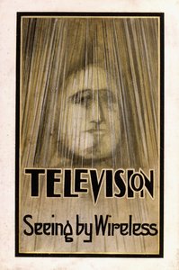 Illustrierter Schutzumschlag für die Erstausgabe von "Television", 1926 von English School