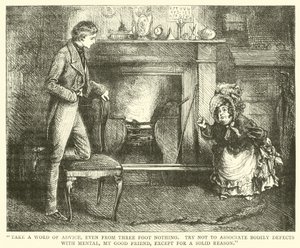 Illustration für David Copperfield (Stich) von English School