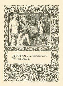 Illustration für Rubaiyat von Omar Khayyam