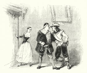 Illustration für Der Barbier von Sevilla von Rossini (Stich) von English School