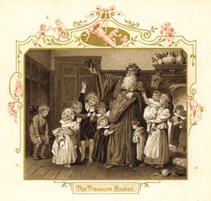 Illustration für Die Ankunft des Weihnachtsmanns von English School