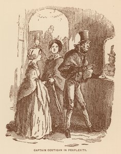 Illustration für Die Geschichte von Pendennis von Thackeray (Lithografie) von English School