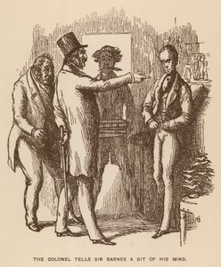 Illustration für Die Newcomes von Thackeray von English School