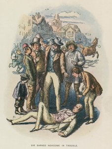 Illustration für The Newcomes von Thackeray von English School